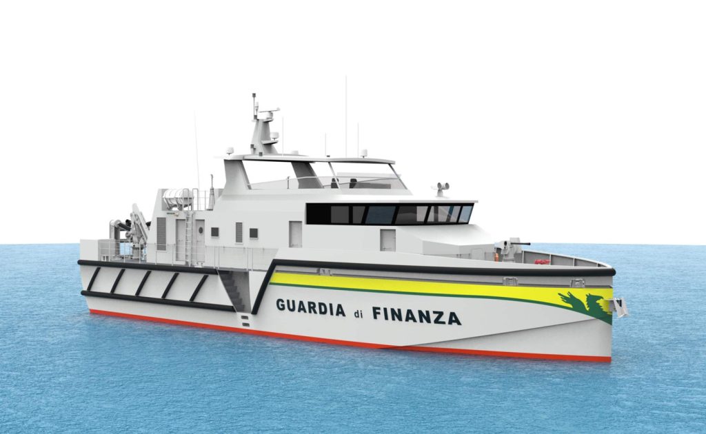 INTERMARINE (IMMSI GROUP): EUROPEAN TENDER AWARDED FOR THE SUPPLY OF COAST GUARD-TYPE VESSELS TO THE ITALIAN GENERAL COMMAND OF THE GUARDIA DI FINANZA 1 INTERMARINE GDF